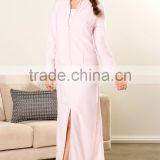 Women Plain With Pocket Cheap Fleece Pajamas