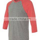 Custom 100% Cotton Baseball Tee Shirts thumbnail-4