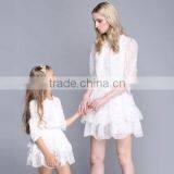 New Style Fall Boutique Girl Clothing Embroidery Layered Dresses Matching Clothes Mother And Daughter thumbnail-3