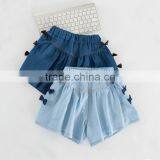 S16934A Children's Cheap Jean Lovely Soft Kids Shorts thumbnail-1