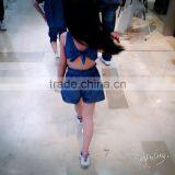 ShiJ Kids Clothes 2016 New Fashion Summer Kids Jeans Set Baby Girls Outfits thumbnail-5