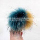 Myfur Top Ball On Winter Beanies Raccoon Fur Bobble Real Fur Pom Poms For Hat thumbnail-4