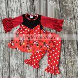 Bulk Wholesale Kids Clothing Girl Fall Cute Mouse Dot Pattern Suit Export Baby Clothes thumbnail-1