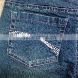 7-16 Cotton/poly/spandex Bobby Jack Girls Denim Capri #9R5520 thumbnail-4
