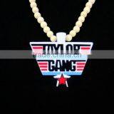 Hip Pop Men's Custom Wood Necklace Acrylic Necklace thumbnail-1