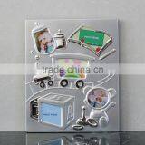 Good Quality Silver Metal 12 Months Baby Photo Frame