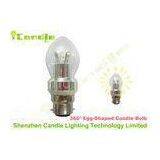 Glass Degree 360 Led Bulb 2200k Ra>80 210 - 270lm Of Egg Shaped Candle Bulbs thumbnail-1