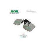 Professional Reusable Washable Clip On 3D Glasses Passive Circular Polarized thumbnail-1