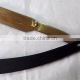 Shaving Razor With Gold Blade With Balck Handle