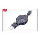 Samsung Phone Retractable Micro USB Cable Charging Sync Data Transmission Cord 100CM thumbnail-1