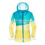 8 Color Constrast Unisex Lightweight Cycling Windbreaker Jacket/saint li Fast Dry Sun Block Athletic Jacket/ Green Blue thumbnail-4