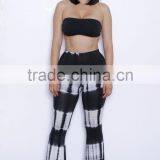 Women Fancy Bell Bottomed Pants and Top Set /19 Color Xayn Tie Dye Wide Legging Flare Trousers and Top Two Piece Set