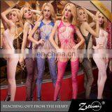 Charming Open Crotch BodyStocking Transparent Sexy Fashion Show Lingerie