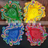 Indian Decorative Diya Candle Colorful Exclusive