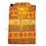 Full Sleeve Short Yoga Kurta in Cotton, Size : Chest 110 x Height 69 x Sleeve 57 Centimeters. thumbnail-4