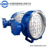 Butt Weld Water Treatment Eccentric Butterfly Valve 150LB A216 WCB thumbnail-2