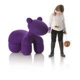 Hot Selling Popular Living Room Children Fiberglass Puppy Pony Chair thumbnail-2