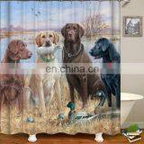 I@home 3d Digital Mildew Resistant 100% Polyester Dog Fabric Shower Curtain Printing Waterproof thumbnail-3