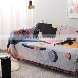 RAWHOUSE Cotton Rug Tassel Blanket With Fringe Woven Tapestry Throw thumbnail-6