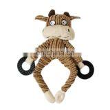 Squeaky Pet Product Lovable Animal Sound Plush Dog Toy thumbnail-3