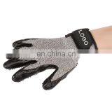 Wholesale India Manufacture Massage Hair Removal Cleaning Bath Pet Dog Cat Grooming Gloves thumbnail-5