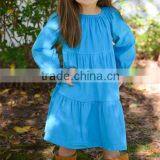 Wholesale Net Dress Long Sleeves Pictures Baby Pretty Maxi Dress thumbnail-1