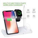 4 in 1 Wireless Charger 2020 Factory Directly Sell Qi Standard Charger Crystal Wireless Portable Cellphone Charger For Iphone thumbnail-3