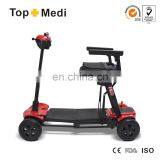 Fashion Lightweight One Key Folding 4 Wheels Mobility Scooter for Sale thumbnail-5