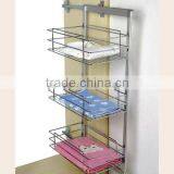 Wardrobe Accessories Metal Multifunctional Three Cloth Layer Gift Basket