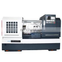 Automatic 2 axis horizontal flat bed parallel cnc lathe machine metal turning center fanuc GSK control CAK6140 price for sale