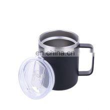 Portable Beer Hiking Sample Outdoor Hot Sale Metal Stainless Steel Double Wall Handle Portable Classic Modern Beer Coffee Cup thumbnail-1
