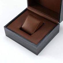 High-grade Wooden Watch Box Solid Wood Flip Packaging Box Jewelry Storage Spot Gift Box. thumbnail-2