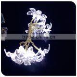 White Battery Operated Fairy Led Lights With Fancy Design Flowers thumbnail-3