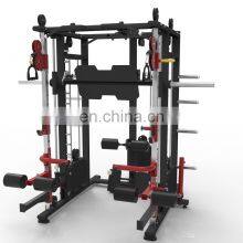 Commercial Gym Equipment Fitness ASJ-A089 Multi Functional Trainer & Smith Machine & Deep Squat & Crossover Cable