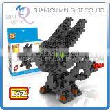 Mini Qute LOZ How to Train Your Night Fury Dragon Cartoon Diamond Block Plastic Cube Building Blocks Bricks Educational Toy