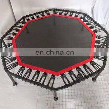 Commercial Trampoline With Adjustable Handrail and Professional Gymnastics Fitness Mini Trampoline With Handle Bar thumbnail-2
