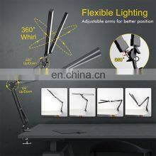 Flexible Gooseneck & Space-saving 24W Brightest Workbench Office Lighting 3 Color Modes Piano Lamp Brightness Color Temperature thumbnail-4