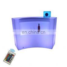 Bar Tables Garden Sets Led Furniture Portable Bar Counter Display Wine Shelf Wiederaufladbare LED Bar Theke Aus Kunststoff