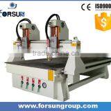 China Supplier Double Spindle 3d Cnc Router for Woodworking, Cnc Wood Cutting Machine for Wooden Door, Furniture With Low Cost thumbnail-3