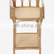 High Quality Doll Changing Table in Rattan, Mini Beige Rattan Bed for Dolls Best Price Wholesale Vietnam Supplier thumbnail-2