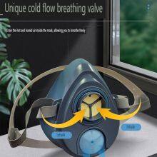 3200A Dustproof Reusable Respirator Half Face Gas Mask With Filters for Painting, Dust, Welding, Resin and Organic Vapor Gas thumbnail-5