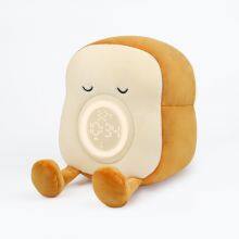 Creative Toast Plush Alarm Clock Light Cartoon Multifunctional Student Alarm Clock Kids Bedroom Bedside Bread Style thumbnail-3