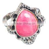 Rrhodocrosite RING ,WHOLESALE SILVER JEWELRY,SILVER EXPORTER,SILVER JEWELRY FROM INDIA thumbnail-1
