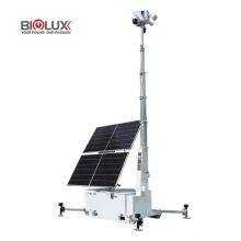 HiSKID-II Solar Power CCTV Tower With Skid Base for Construction Site Security thumbnail-1