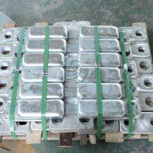 Zinc-aluminum-cadmium Alloy Sacrificial Anode, Zinc Anode, Hull Zh-1 Zinc Block, 800*140*60mm thumbnail-2