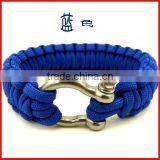 Fashion 2 Color Gold Adjustable Stainless Steel Paracord Bracelet Buckle thumbnail-2