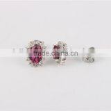 Latest Ladies Fashion Girl Earrings With Diamond Stone thumbnail-5