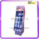 CMYK Printing Custom Design Ladder Style Cardboard Paper Display Stand