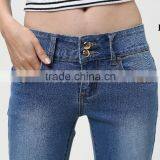 Sexy Women's Denim Jeans Girls Distressed Jeggings Ladies Stretch Pencil Pants thumbnail-5