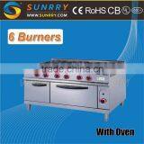 Commercial Gas Range With 6 Gas Burner Cooking Range (SUNRRY SY-GB900C-1) thumbnail-2